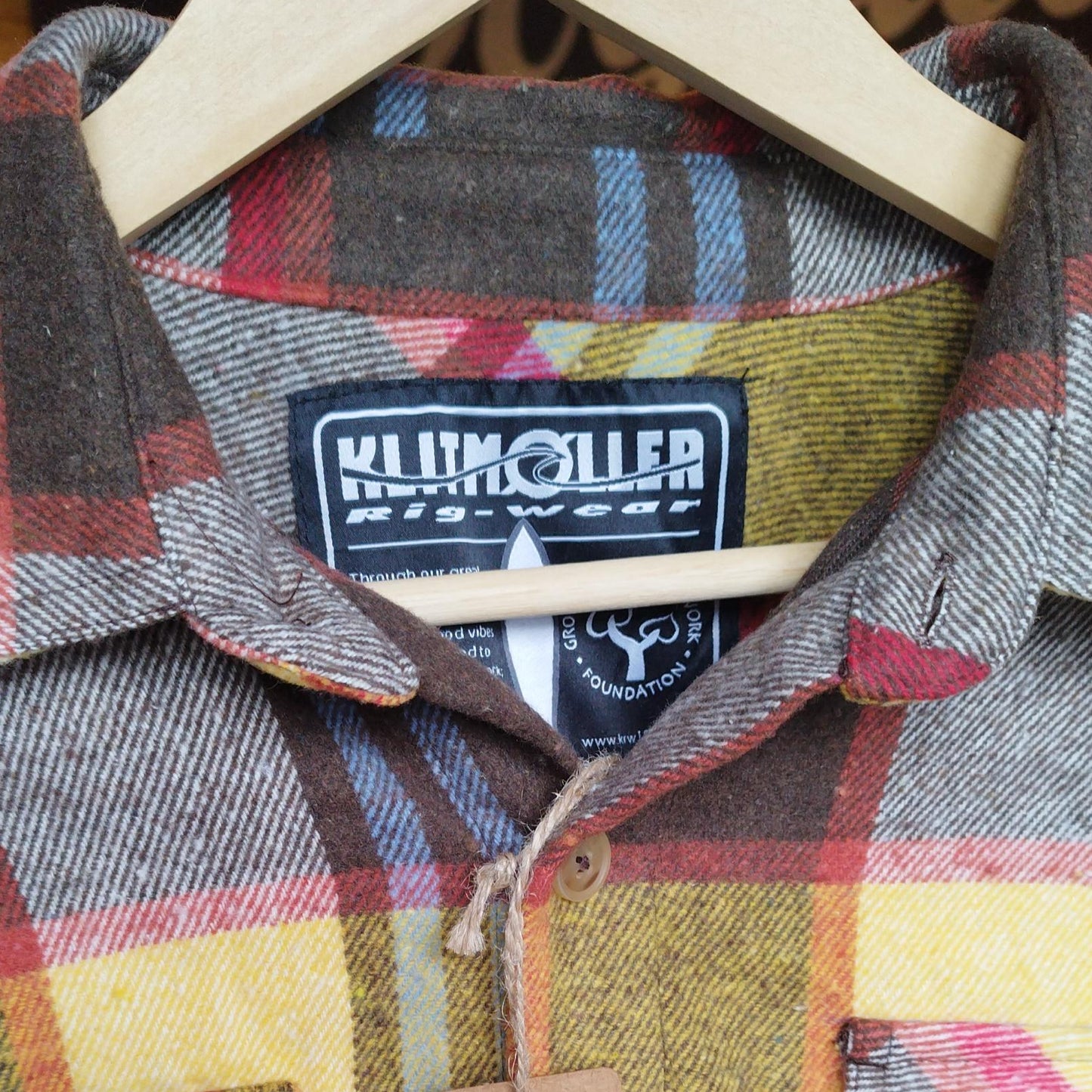 Klitmøller Heavy Duty - Skjorte Gul/Brun tern