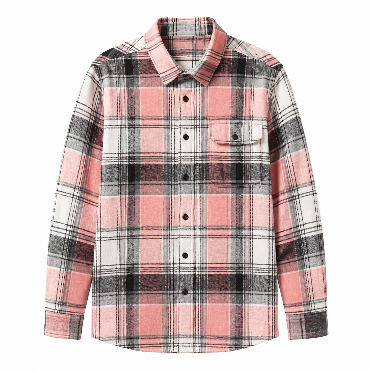 Basic Middles Skjorte - Pink -White - Black