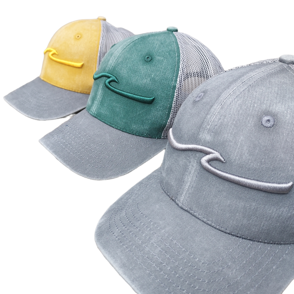 WAVE CAP Washed Yellow