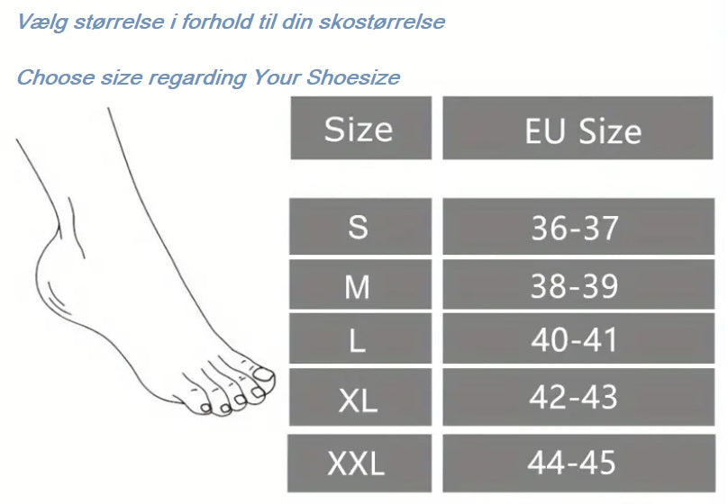 Neopren sokker 4mm sort