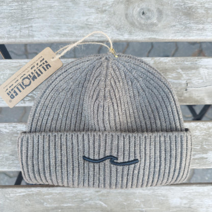 SHORT BEANIE - Brown
