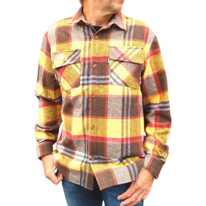 Klitmøller Heavy Duty - Skjorte Gul/Brun tern