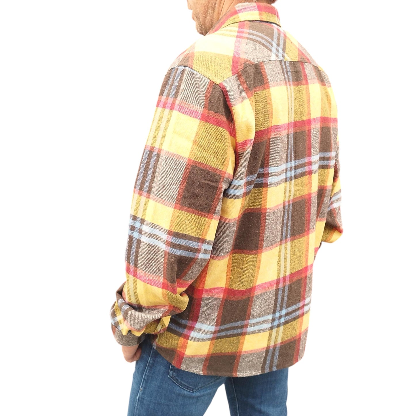 Klitmøller Heavy Duty - Skjorte Gul/Brun tern