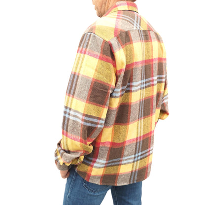 Klitmøller Heavy Duty - Skjorte Gul/Brun tern