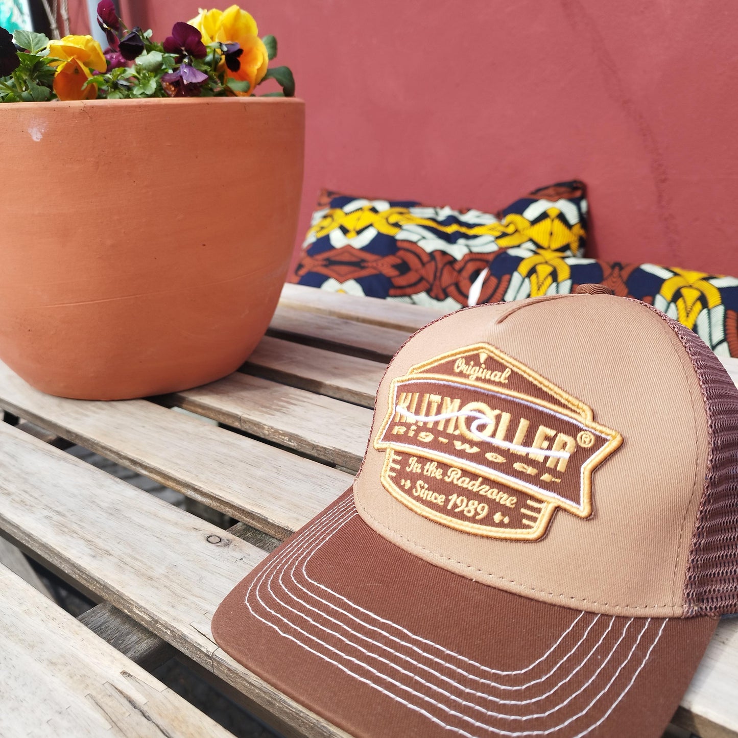 CLASSIC RADZONE TRUCKER CAP - Brown/beige