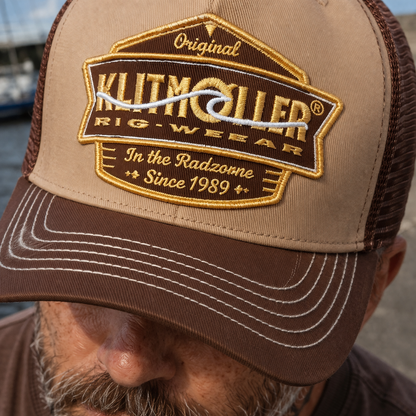 CLASSIC RADZONE TRUCKER CAP - Brown/beige
