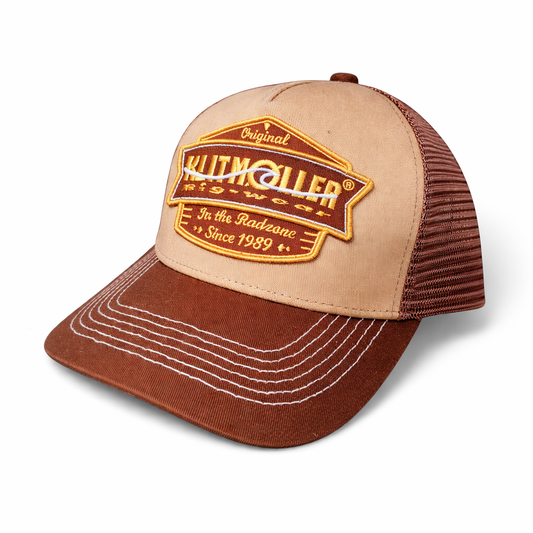 CLASSIC RADZONE TRUCKER CAP - Brown/beige