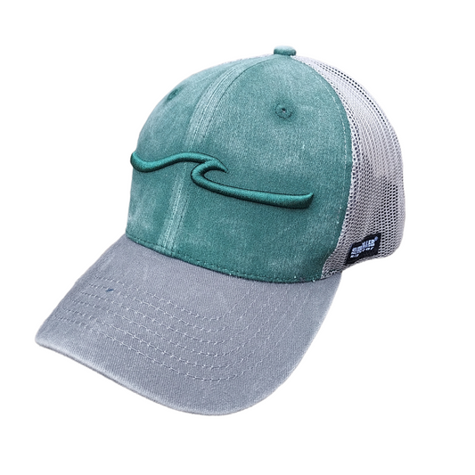 WAVE CAP Washed green