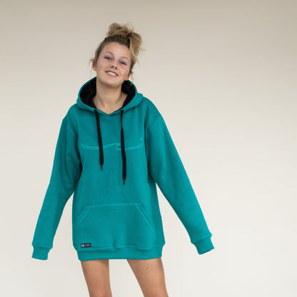 KLITMØLLER ORIGINAL WAVE HOODIE - Green mint