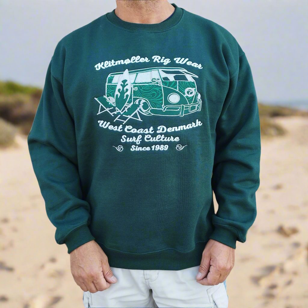 SWEATSHIRT VW CLASSIC GREEN