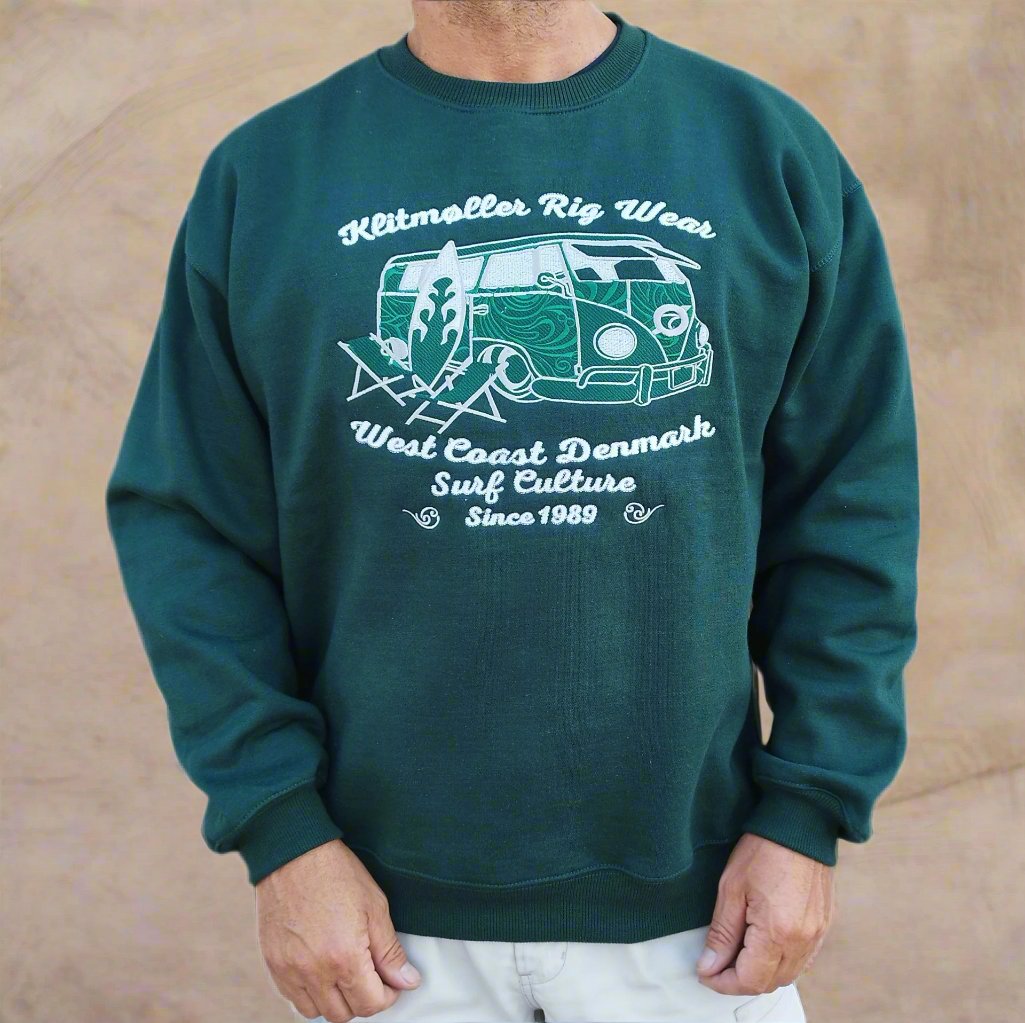 SWEATSHIRT VW CLASSIC GREEN