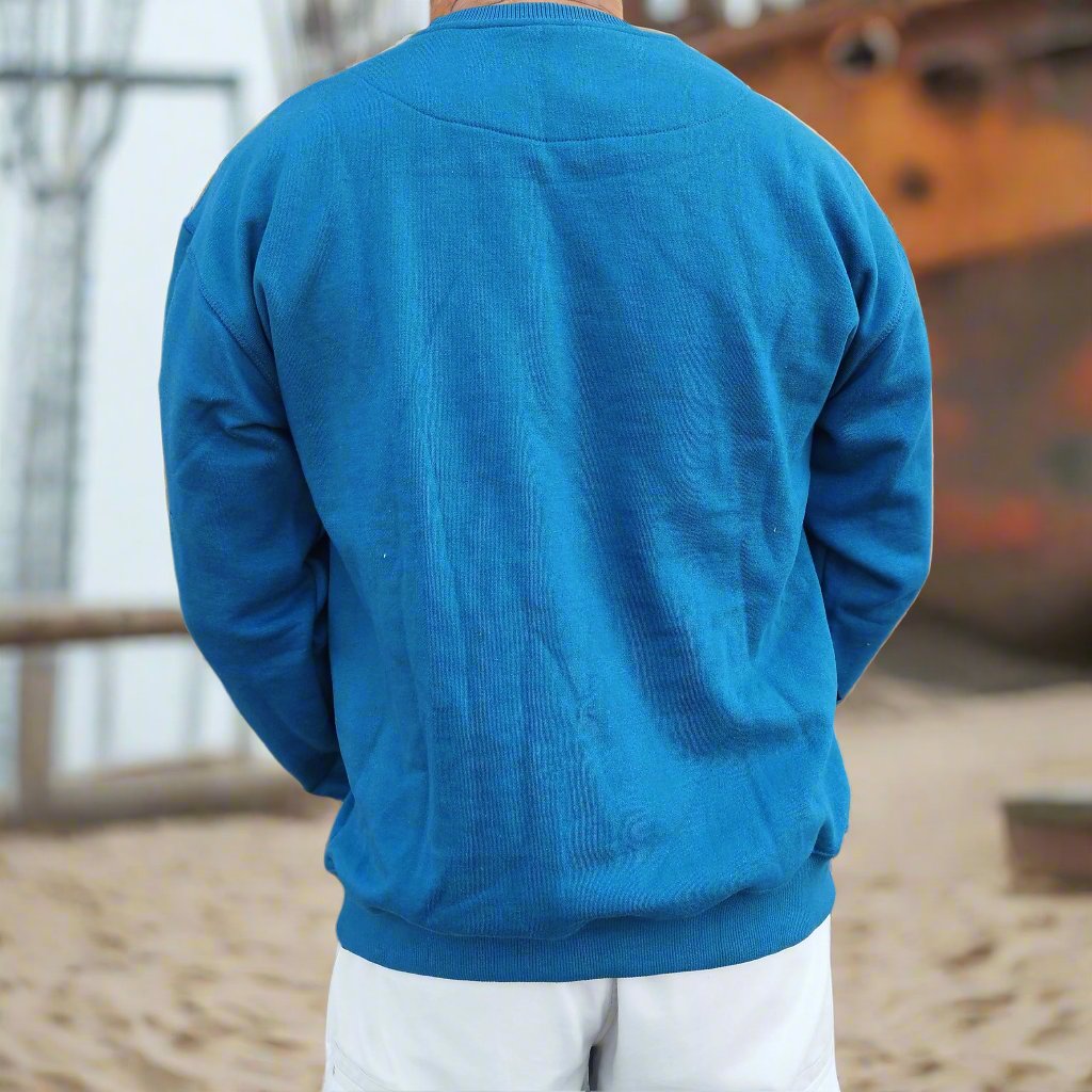 SWEATSHIRT VW CLASSIC PETROL BLUE