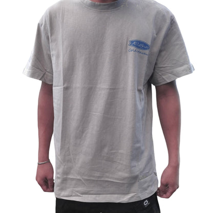 OLD SCHOOL ÆLOHA T-SHIRT - Light Grey