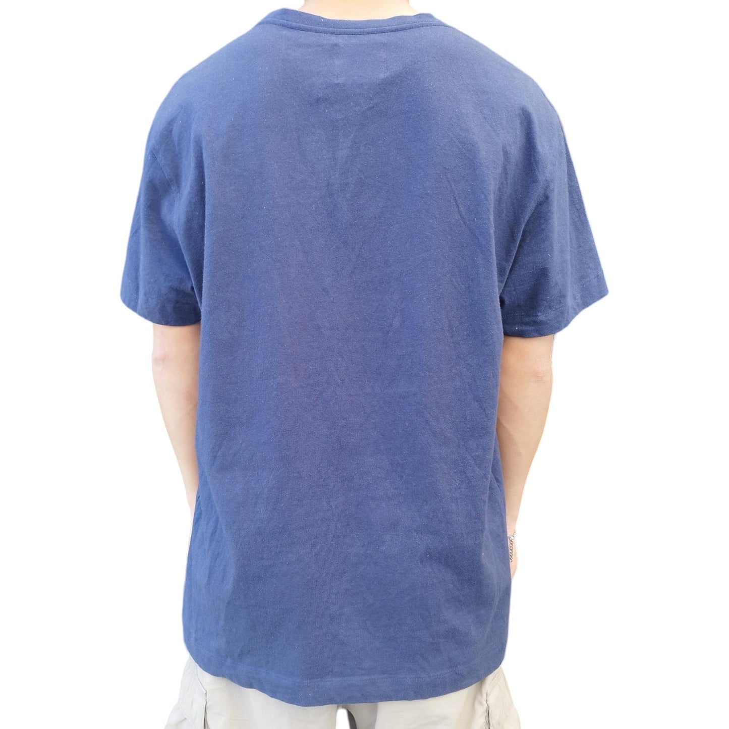 Brushed Wave T-shirt - Navy