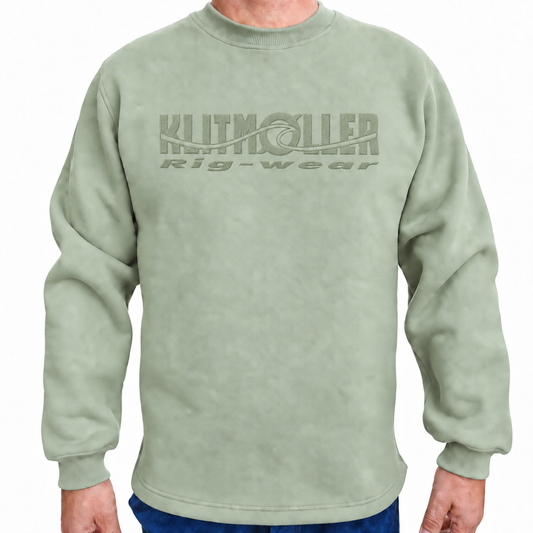 Sweatshirt - Vintage line, Faded Green
