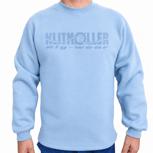 Sweatshirt - Vintage line, Faded Skyblue