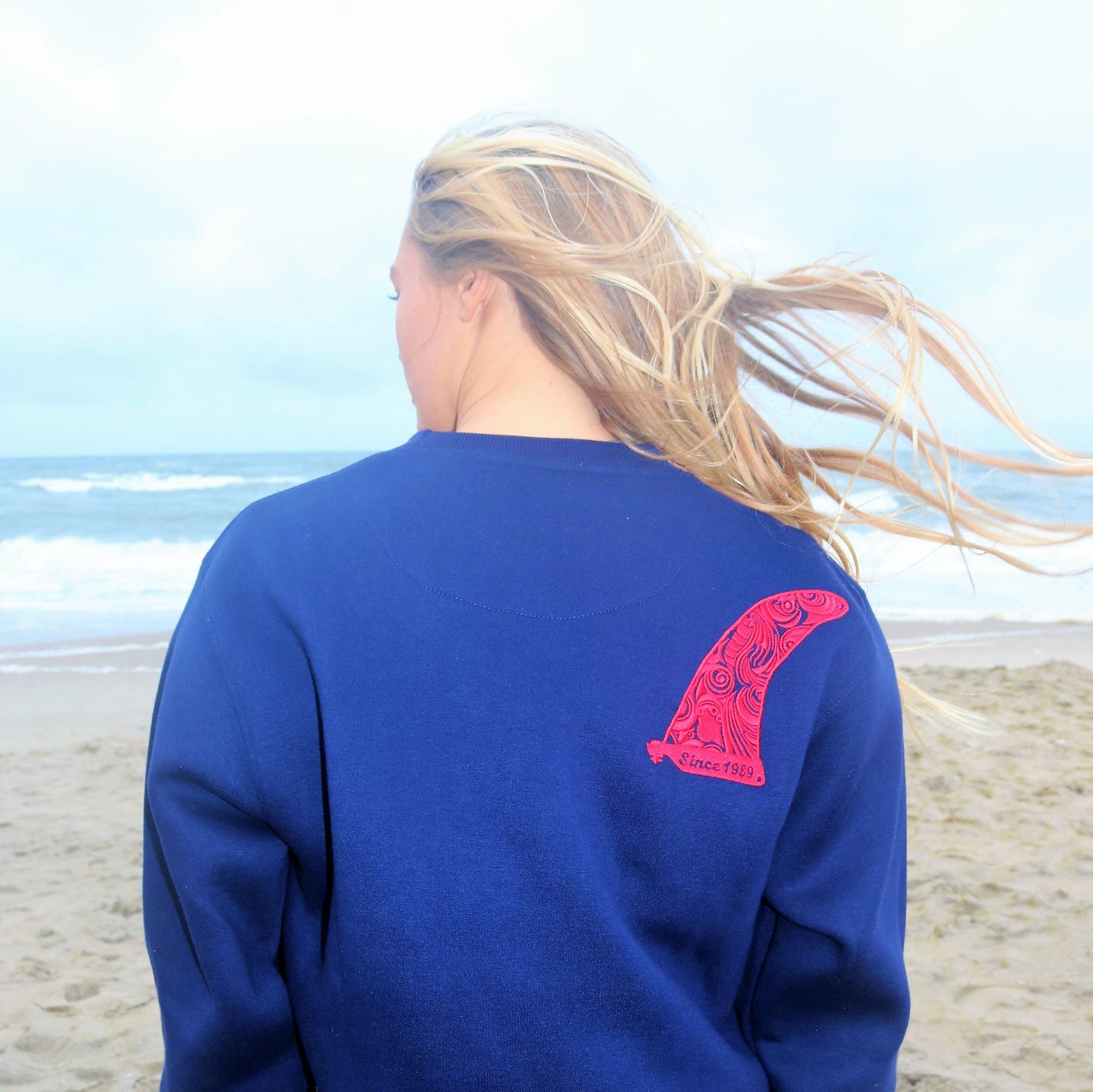 WAVE SWEATSHIRT - Navy