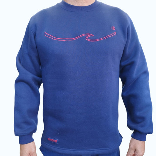 WAVE SWEATSHIRT - Navy