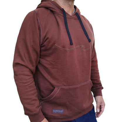 KLITMØLLER ORIGINAL WAVE HOODIE - Brown