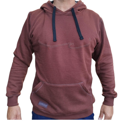 KLITMØLLER ORIGINAL WAVE HOODIE - Brown