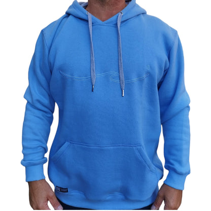 KLITMØLLER ORIGINAL WAVE HOODIE - Light Blue