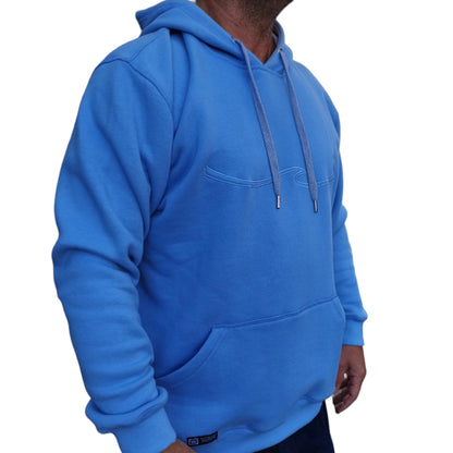 KLITMØLLER ORIGINAL WAVE HOODIE - Light Blue