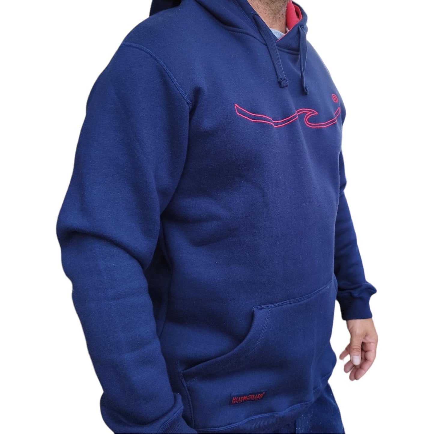 KLITMØLLER ORIGINAL WAVE HOODIE - Navy Blue