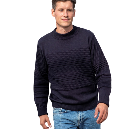 SEAMAN x LYNÆS DENMARK SWEATER - Navy