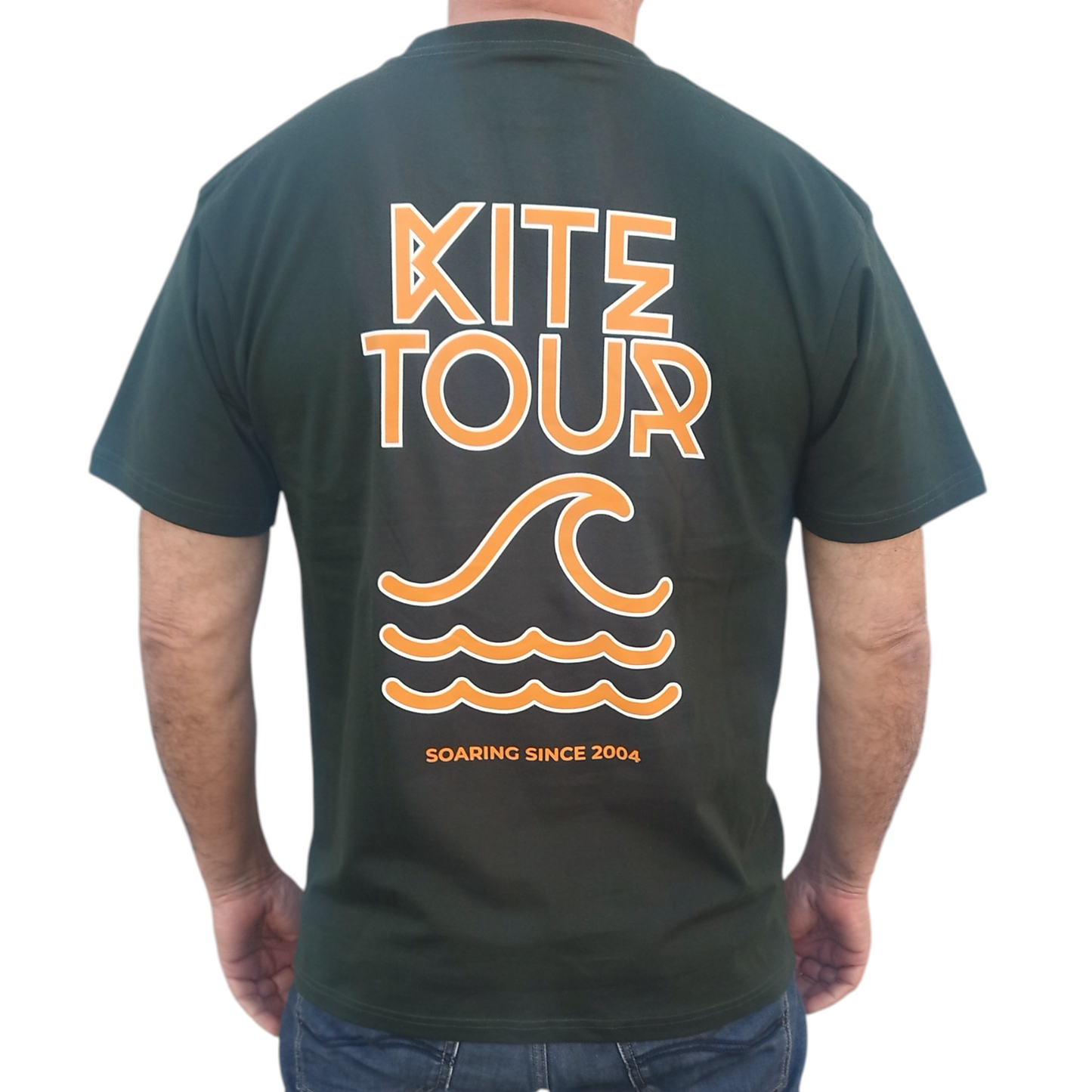 Kitetour T-shirt, Mørk grøn