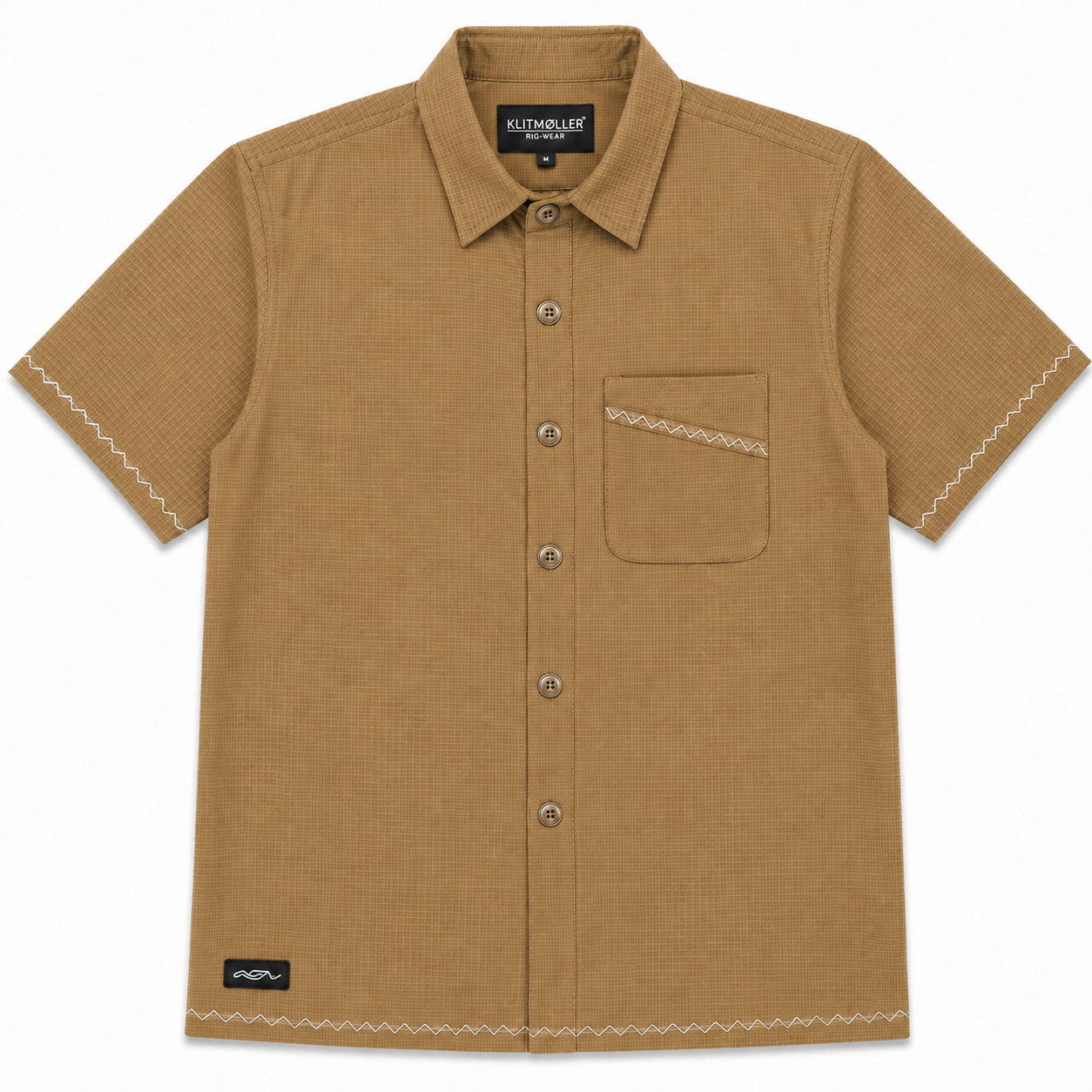 Short sleeve Rip Stop shirt - Sahara