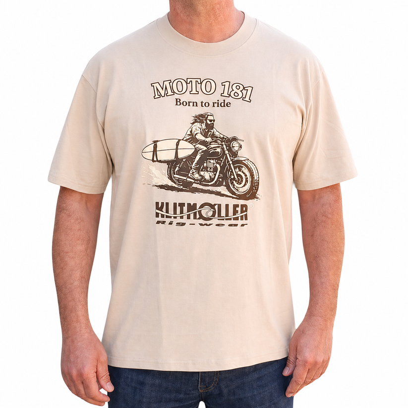 T-shirt Moto 181 Beige