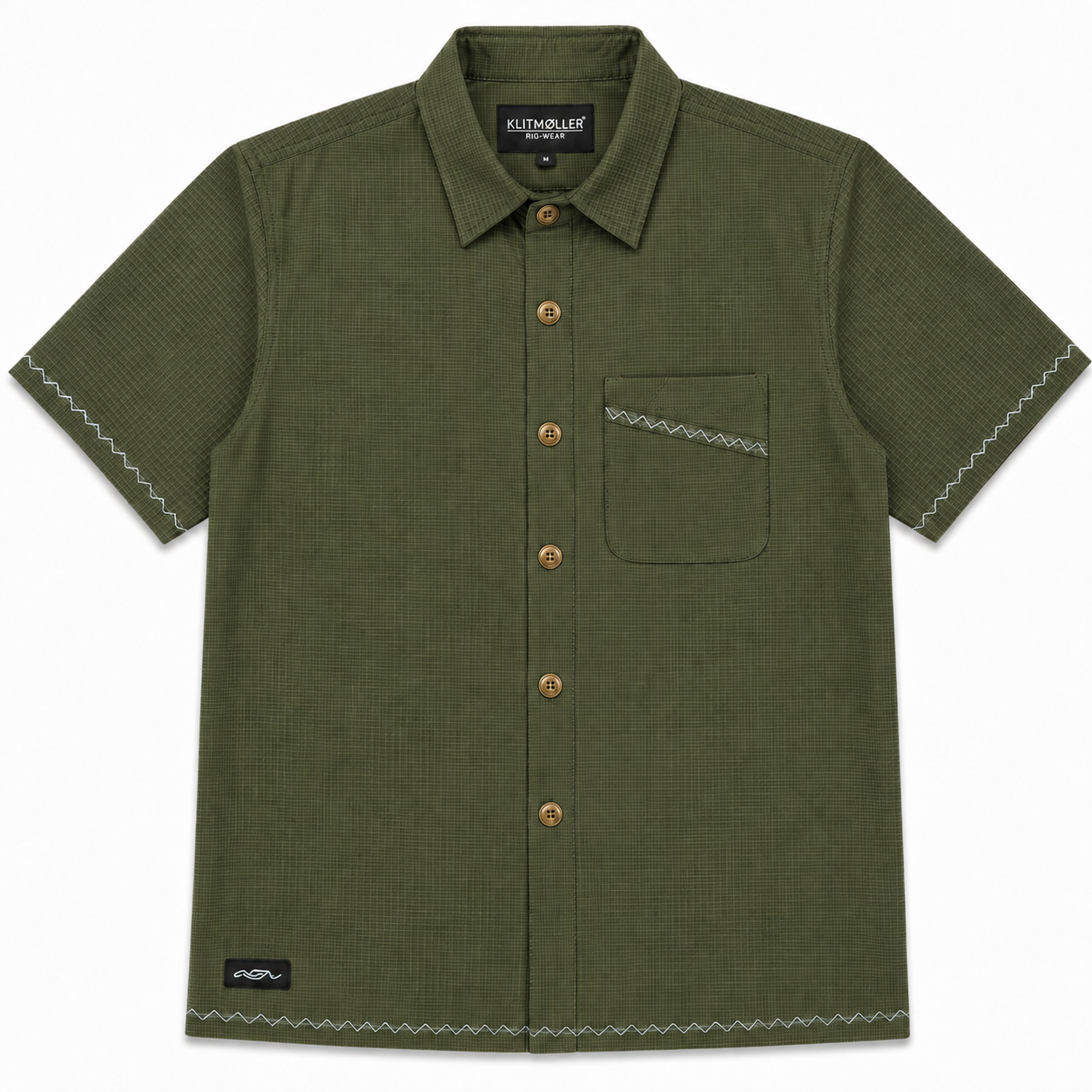 Short sleeve Rip Stop shirt - Army green
