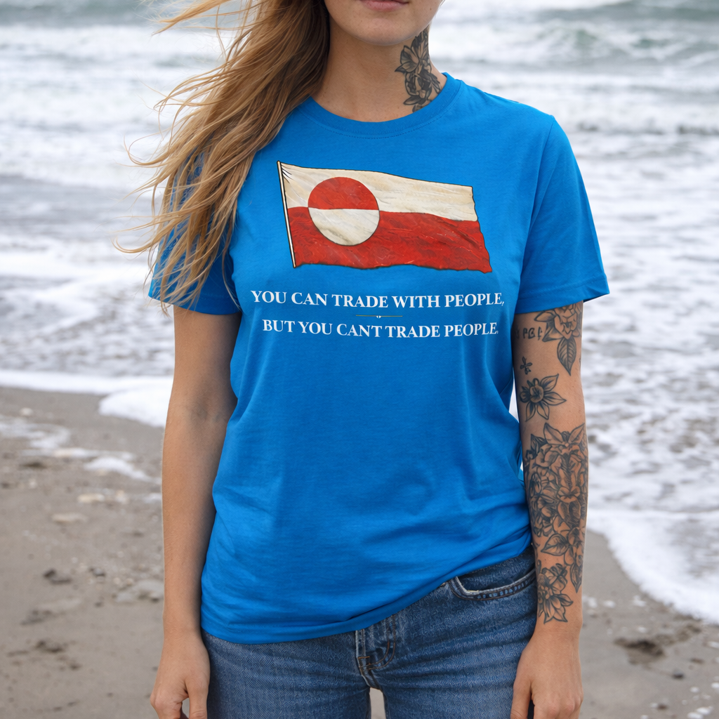 T-shirt, Woman Greenland statement (Lev. 7-9 hverdage)