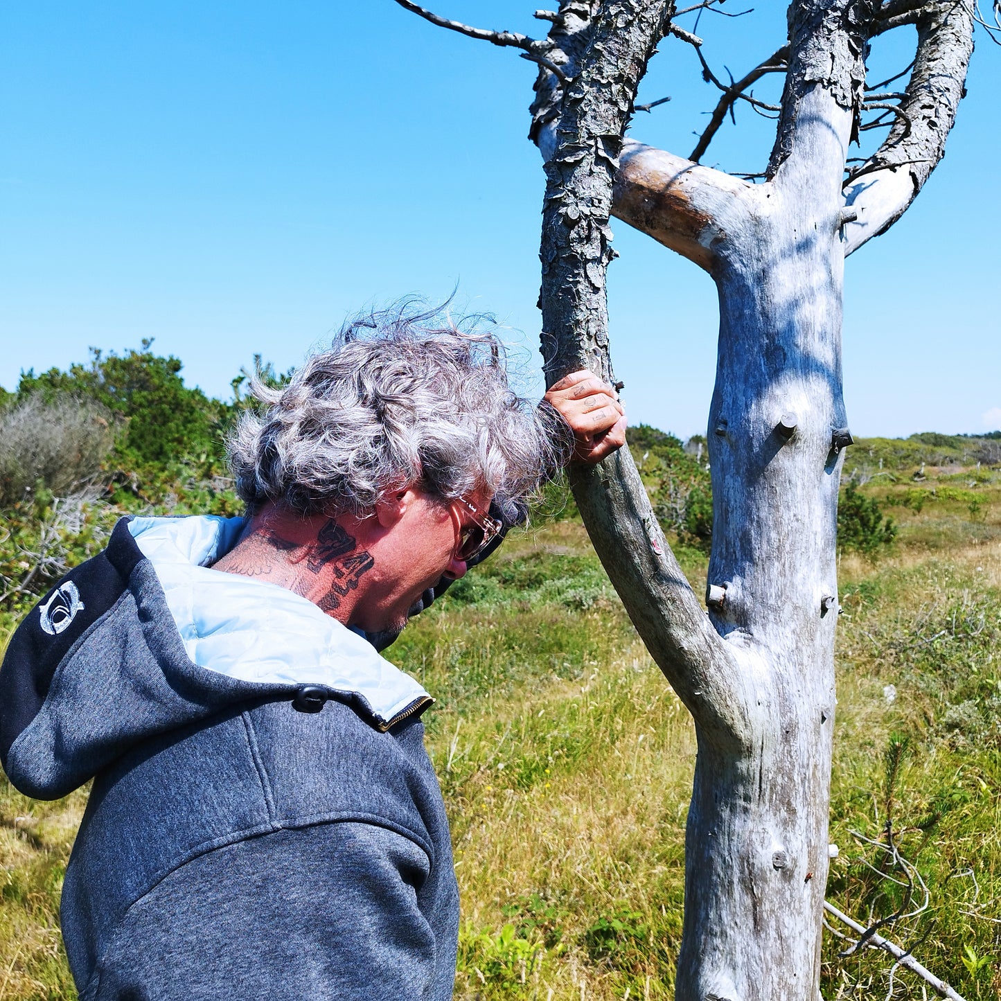 Termo Zip hoodie, grey