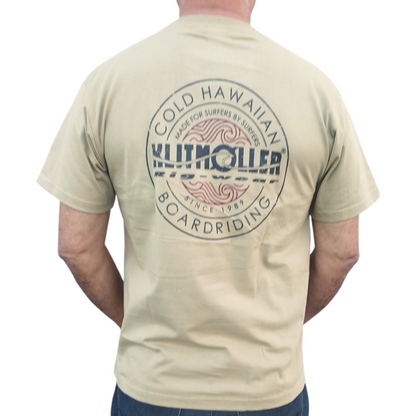 Cold Hawaiian Boardriding T-Shirt - Khaki