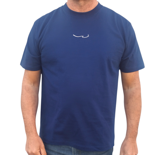 Cold Hawaiian Boardriding T-Shirt - Dark Blue
