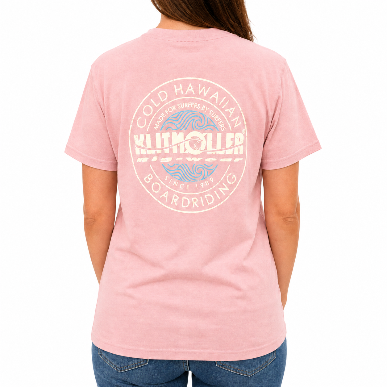 Cold Hawaiian Boardriding T-Shirt - Pink