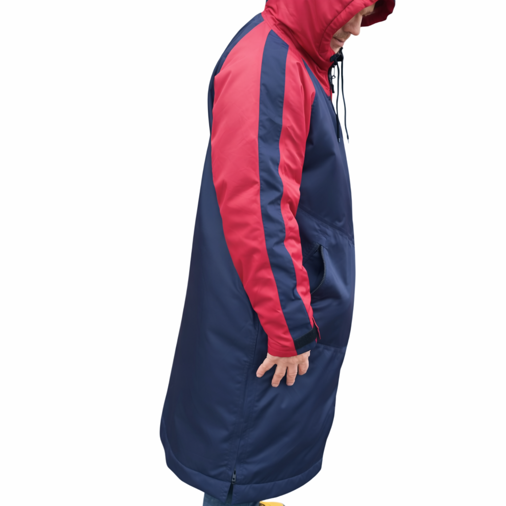 WALRUS SURFERCOAT LTD. Blå/Mørk rød