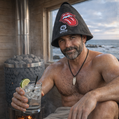 Sauna filt Trend i kunst uld.