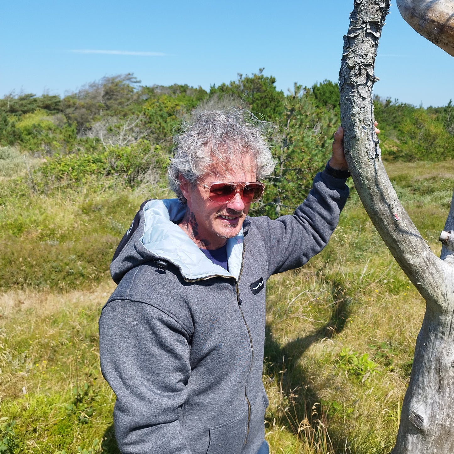 Termo Zip hoodie, grey