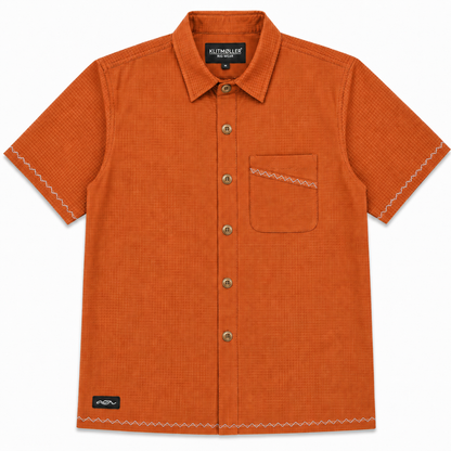 Short sleeve Rip Stop shirt - Orange