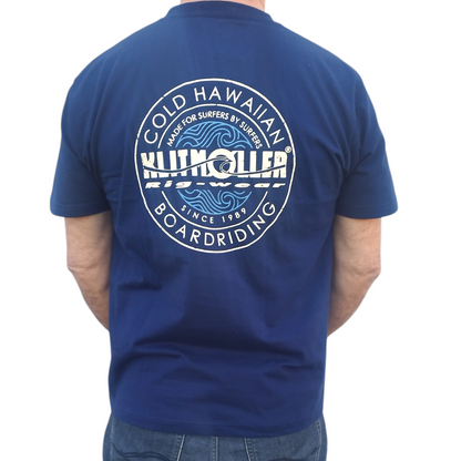 Cold Hawaiian Boardriding T-Shirt - Dark Blue
