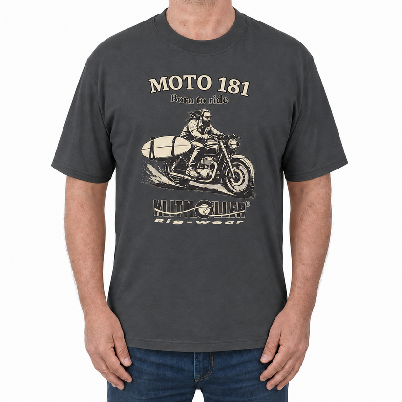 T-shirt Moto 181 Grey