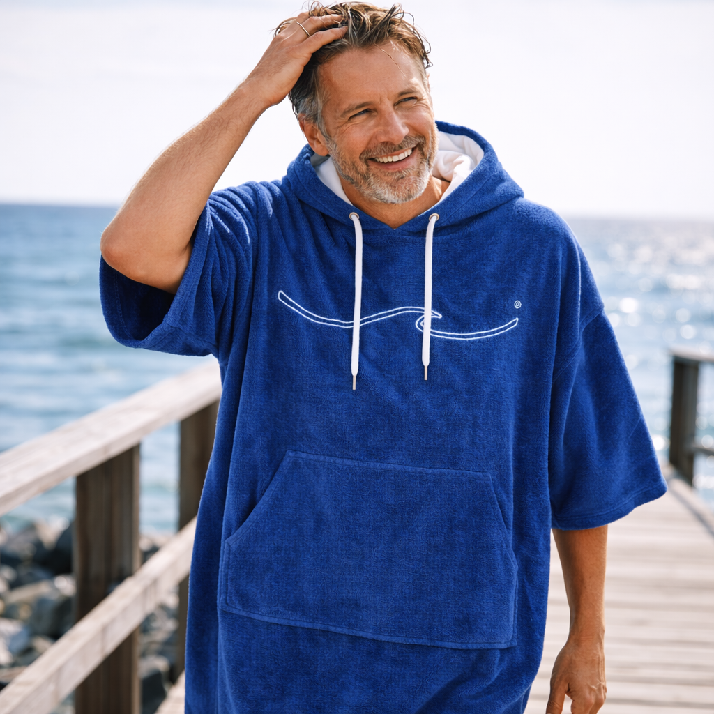 Badeponcho - Navy