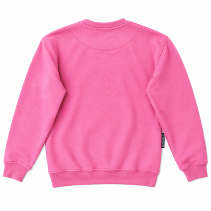 Sweatshirt Round CHB embroidery, Pink