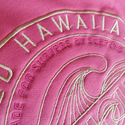 Sweatshirt Round CHB embroidery, Pink