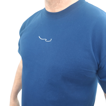 Cold Hawaiian Boardriding T-Shirt - Dark Blue