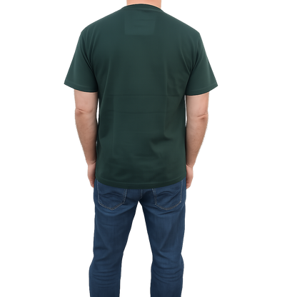 Brushed Wave T-shirt - Dark Green