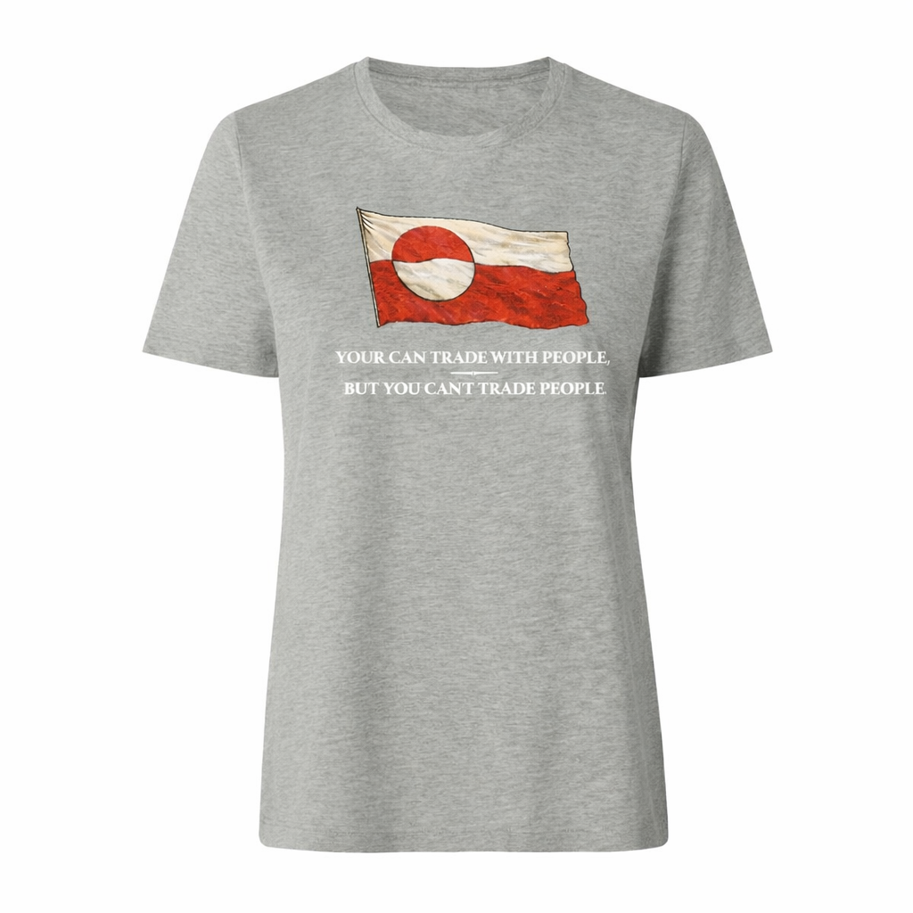 T-shirt, Woman Greenland statement (Lev. 7-9 hverdage)