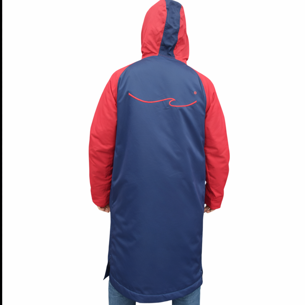 WALRUS SURFERCOAT LTD. Blå/Mørk rød